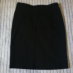 Black pencil skirt